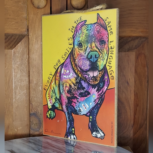 Dean Russo Wooden PitBull Sign C - Picture 3 of 10